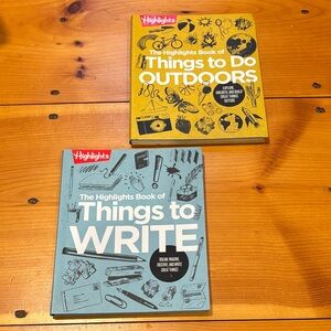 New! HIGHLIGHTS *Bundle/2* Activity Books Writing Outdoors Nature Learning Doing